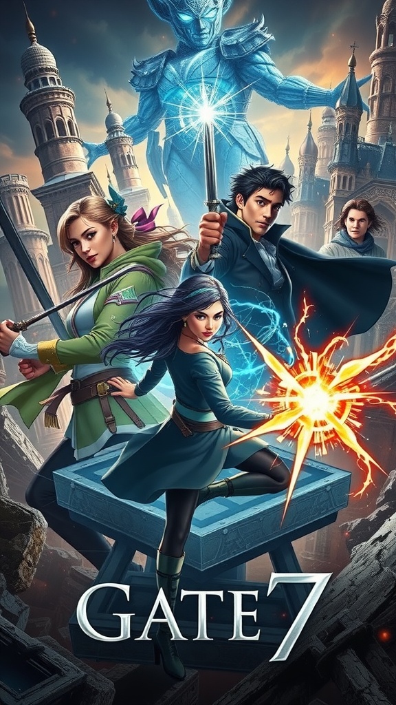 Gate 7: An Intriguing Blend of Manga and Anime Artwork of Gate 7